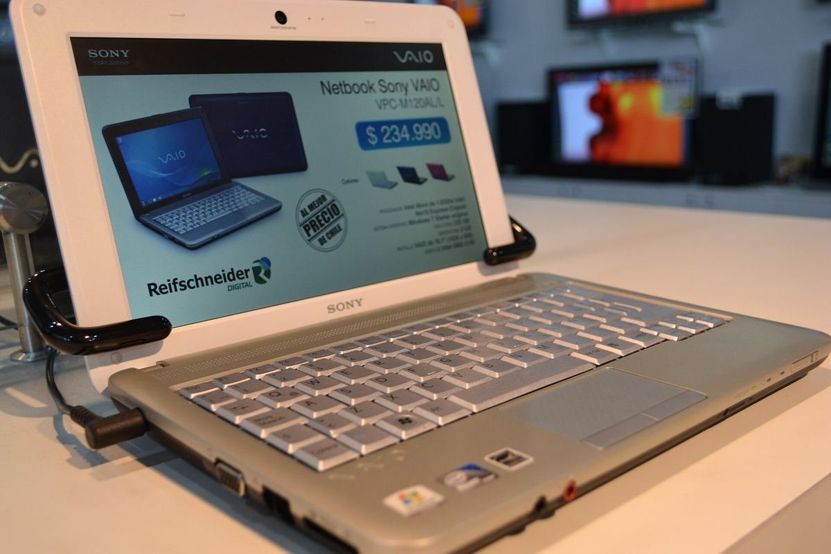 Foto de un portátil Sony VAIO